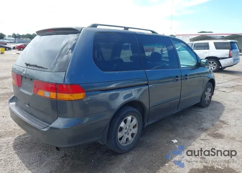 2004 Honda Odyssey Ex-L из США, поврежденный, VIN 5FNRL18974B066169
